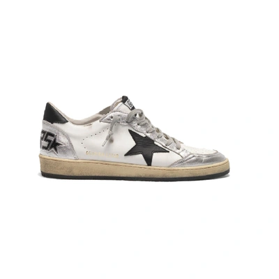 Shop Golden Goose Ballstar Leather Sneakers In Pink