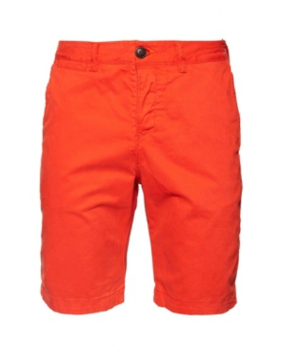 Shop Superdry International Slim Chino Shorts In Orange