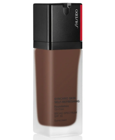 Shop Shiseido Synchro Skin Self-refreshing Foundation, 1.0 oz In 560 Obsidian