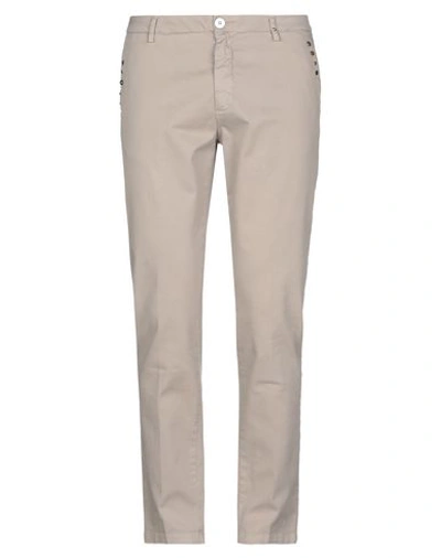 Shop Aglini Casual Pants In Sand