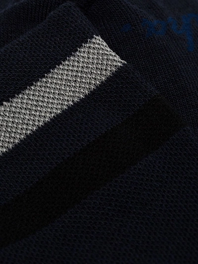 Shop Rapha Navy Blue Reflective Brevet Socks