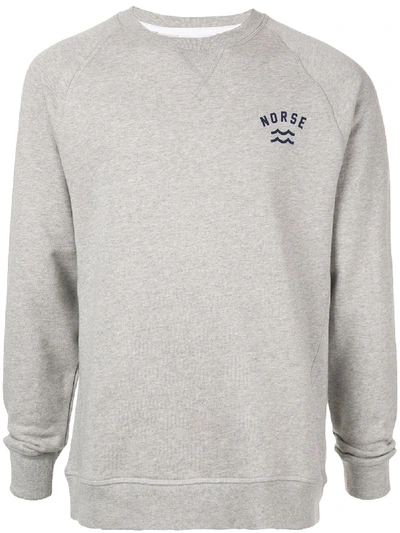 Norse projects ketel wave logo sweatshirt new arrivals