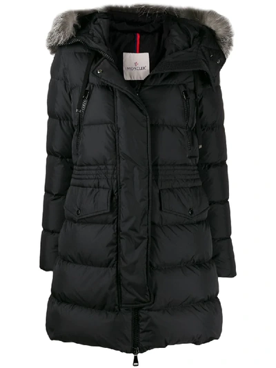 Shop Moncler Aphroti Down Coat In Black