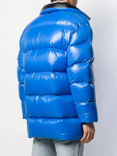 Shop Mackage Kendrick Padded Coat In Blue