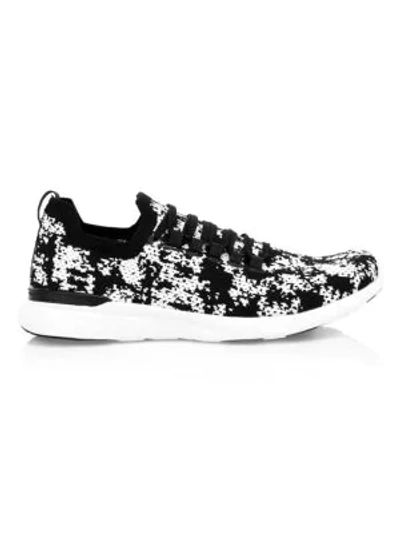 Shop Apl Athletic Propulsion Labs Techloom Breeze Sneakers In Black White