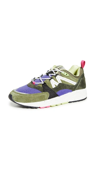 Shop Karhu Fusion 2.0 Sneakers In Forest Night/bright White