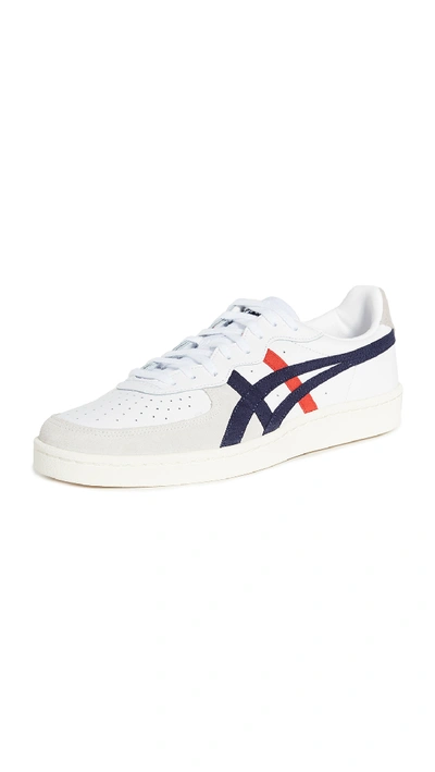 Shop Onitsuka Tiger Gsm Sneakers In White/peacoat