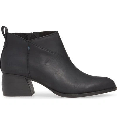 Shop Toms Leilani Bootie In Black Leather