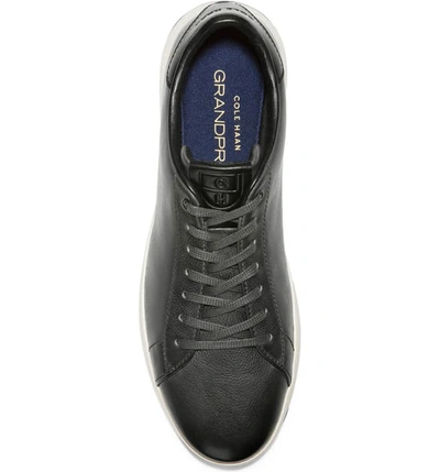 Shop Cole Haan Grandpro Low Top Sneaker In Burnished Pavement Leather