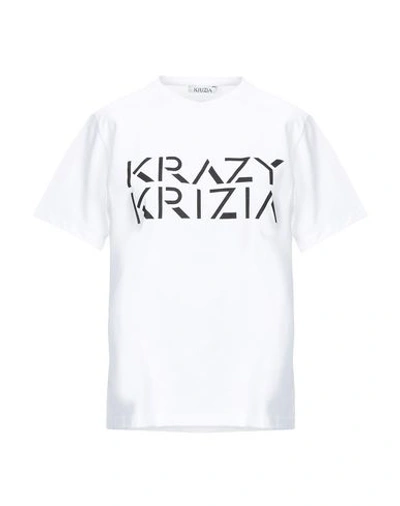 Shop Krizia T-shirt In White
