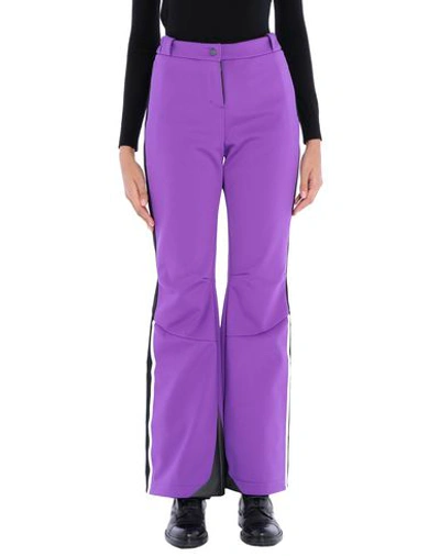 Shop Fendi Flared Pant In Purple