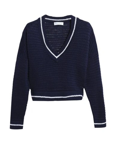 Shop Amanda Wakeley Sweater In Dark Blue