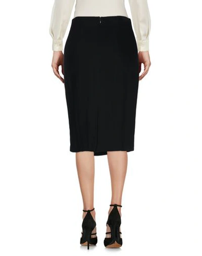Shop Antonio Marras Knee Length Skirt In Black