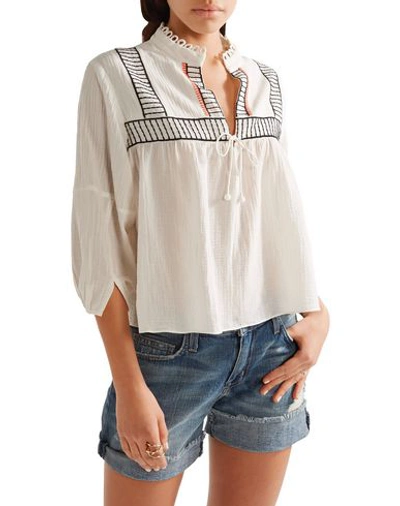 Shop Apiece Apart Blouse In Ivory