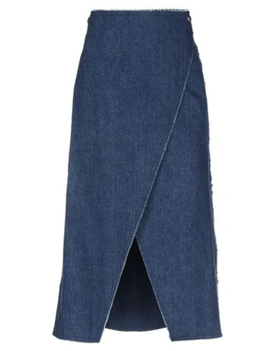 Shop Simon Miller Denim Skirts In Blue