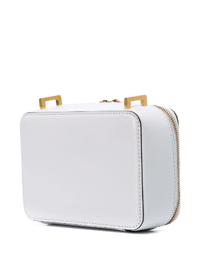 Shop Valentino Vsling Small Leather Crossbody Bag In White