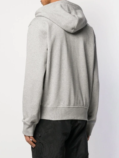 Shop Kenzo Cotton Hoodie In Grey