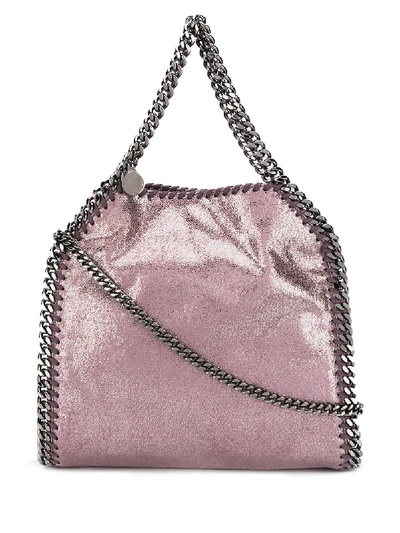 Shop Stella Mccartney Falabella Mini Tote Bag In Pink