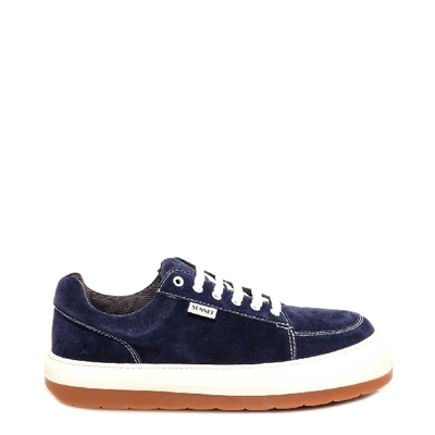 Shop Sunnei Sneakers In Blue