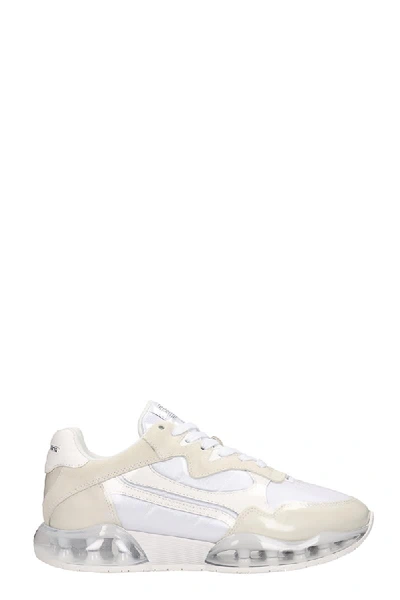 Shop Alexander Wang Awnyc Stadium Sneakers In White Tech/synthetic