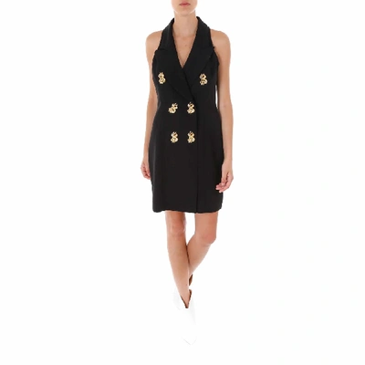 Shop Moschino Dress In Black