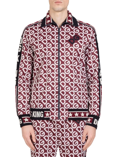 Shop Dolce & Gabbana Zip Sweatshirt In Multicolor