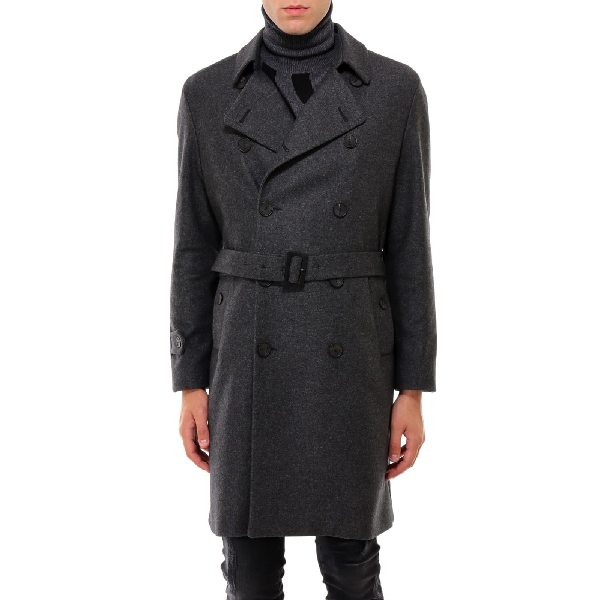 Hevo Savelletri Coat In Grey | ModeSens