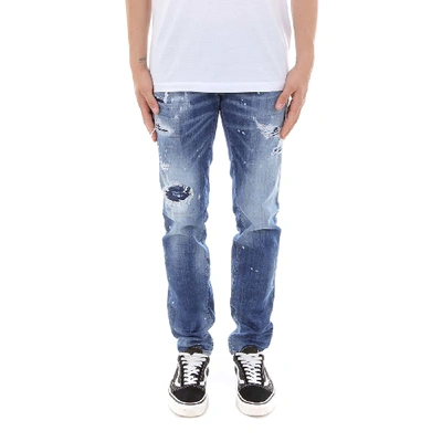 Shop Dsquared2 Slim Jean Jeans In Blue