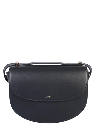 Shop Apc Geneve Shoulder Bag In Nero