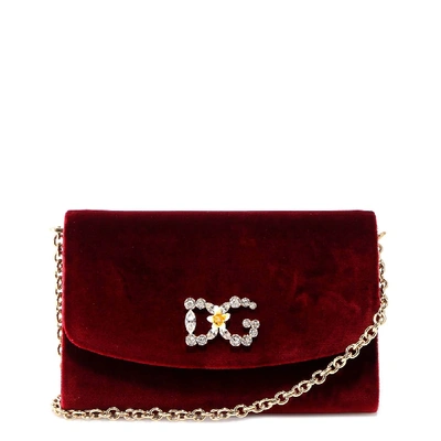 Shop Dolce & Gabbana Clutch In Red