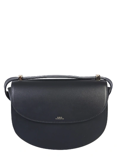 Shop Apc Geneve Shoulder Bag In Black