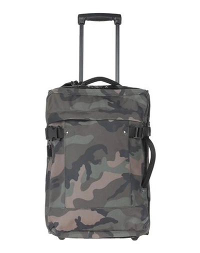 Shop Valentino Luggage In Military Green