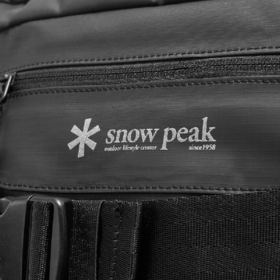 Shop Snow Peak 3-way Business Bag In Black