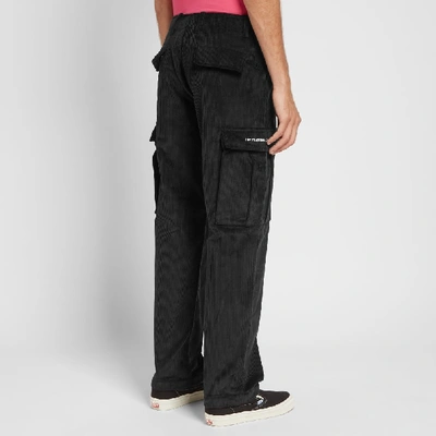 Shop Pop Trading Company Pop Trading Company Cord Cargo Pant In Black