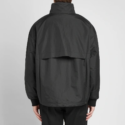 Shop Adsum Half Zip Popover Jacket In Black