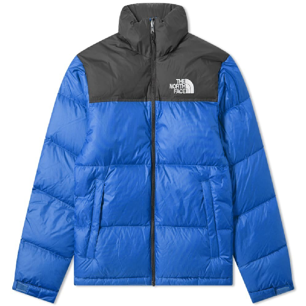 north face nuptse blue