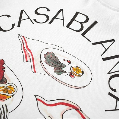 Shop Casablanca Lobster Tee In White