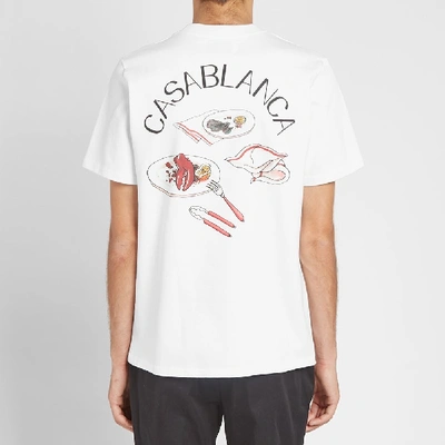 Shop Casablanca Lobster Tee In White