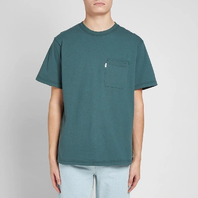 Shop Adsum Pocket Tee In Green