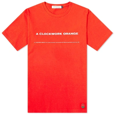 Shop Undercover X A Clockwork Orange Back Print Tee In Red