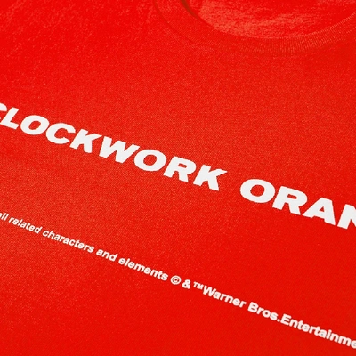 Shop Undercover X A Clockwork Orange Back Print Tee In Red