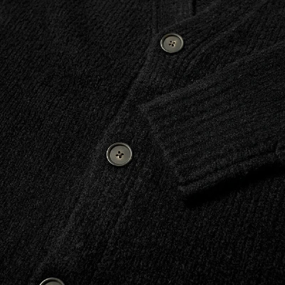 Shop Acne Studios Kabelo Cashmix Knit Cardigan In Black