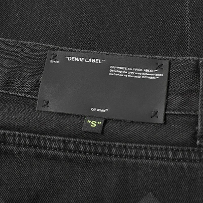 Shop Off-white X Undercover Slim 5 Pocket Jean In Black