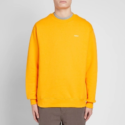 Shop Adsum Logo Crew Sweat In Orange