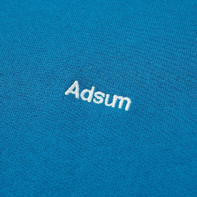 Shop Adsum Logo Crew Sweat In Blue