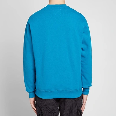 Shop Adsum Logo Crew Sweat In Blue