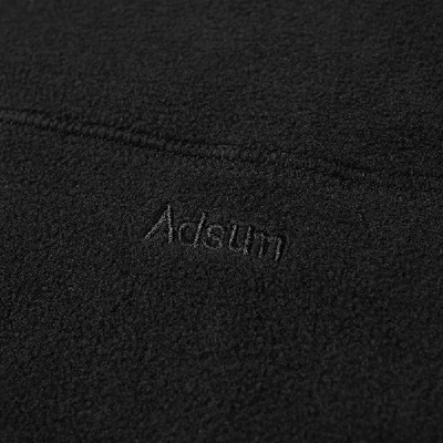 Shop Adsum Mock Neck Fleece Sweat In Black