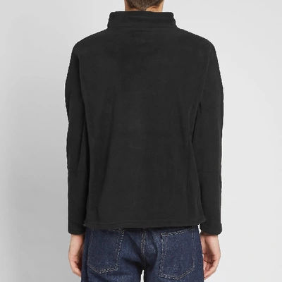 Shop Adsum Mock Neck Fleece Sweat In Black