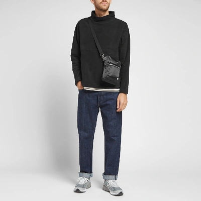 Shop Adsum Mock Neck Fleece Sweat In Black