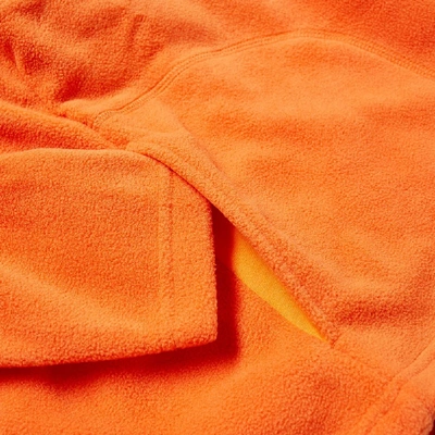Shop Adsum Mock Neck Fleece Sweat In Orange